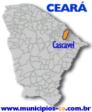 Localização do Município de Cascavel no Estado do Ceará.
