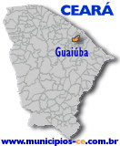 Localização do Município de Guaiúba no Estado do Ceará.